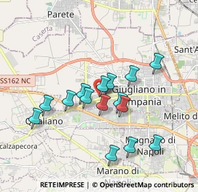 Mappa Viale del Toro, 80014 Giugliano in Campania NA, Italia (1.71067)