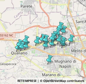 Mappa Viale del Toro, 80014 Giugliano in Campania NA, Italia (1.5595)