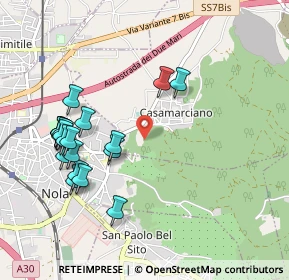 Mappa Via Casamarciano, 80035 Nola NA, Italia (1.126)