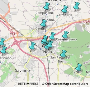Mappa Piazza Guglielmo Marconi, 80035 Nola NA, Italia (2.12533)