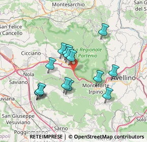 Mappa A16 Napoli - Canosa, 83027 Mugnano del Cardinale AV, Italia (6.77571)