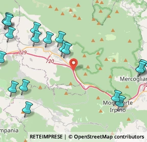 Mappa A16 Napoli - Canosa, 83027 Mugnano del Cardinale AV, Italia (6.6725)