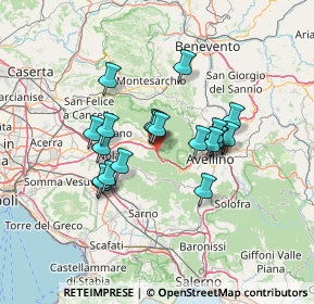 Mappa A16 Napoli - Canosa, 83027 Mugnano del Cardinale AV, Italia (11.5735)