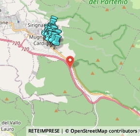 Mappa A16 Napoli - Canosa, 83027 Mugnano del Cardinale AV, Italia (1.9855)