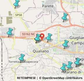 Mappa Via San Francesco a Patria, 80019 Qualiano NA, Italia (2.83583)