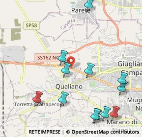 Mappa Via San Francesco a Patria, 80019 Qualiano NA, Italia (2.7025)