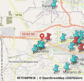 Mappa Via San Francesco a Patria, 80019 Qualiano NA, Italia (2.7435)