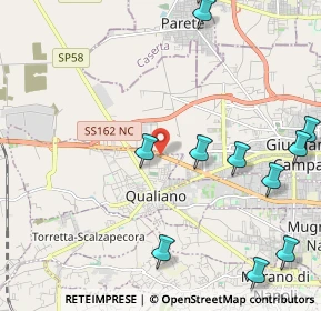 Mappa Via San Francesco a Patria, 80019 Qualiano NA, Italia (2.97545)
