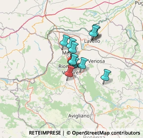 Mappa Via Fiera, 85028 Rionero In Vulture PZ, Italia (8.43)