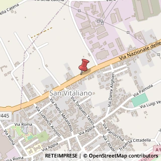 Mappa Via Nazionale delle Puglie,  40, 80030 San Vitaliano, Napoli (Campania)