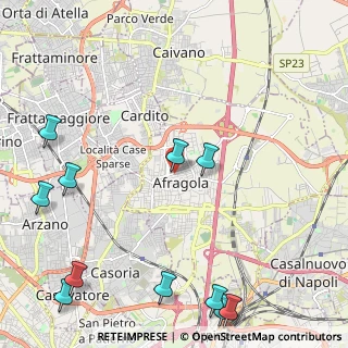 Mappa Via Alcide Degasperi, 80021 Afragola NA, Italia (3.29727)