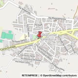 Mappa Corso Europa, 7676, 07039 Valledoria, Sassari (Sardegna)