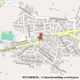 Mappa Zona Industriale Loc. Spina S, 16, 07039 Valledoria, Sassari (Sardegna)