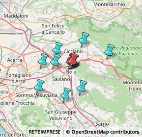 Mappa Via Amiranda, 80035 Nola NA, Italia (4.39154)