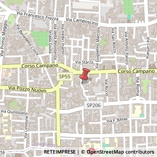 Mappa Via Mattia Coppola, 27,  Giugliano in Campania, Napoli (Campania)