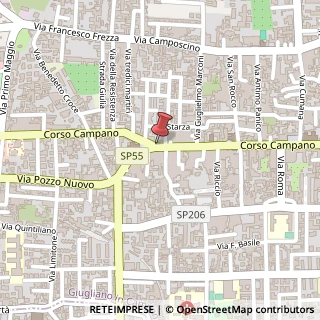 Mappa Corso Campano, 303, 80014 Giugliano in Campania, Napoli (Campania)