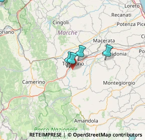 Mappa C.da Calcavenaccio, 62029 Tolentino MC, Italia (28.285)