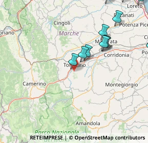 Mappa C.da Calcavenaccio, 62029 Tolentino MC, Italia (25.24412)