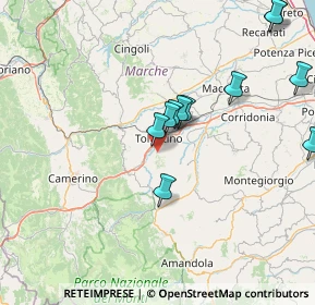 Mappa C.da Calcavenaccio, 62029 Tolentino MC, Italia (25.8315)