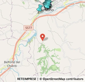 Mappa C.da Calcavenaccio, 62029 Tolentino MC, Italia (3.0635)