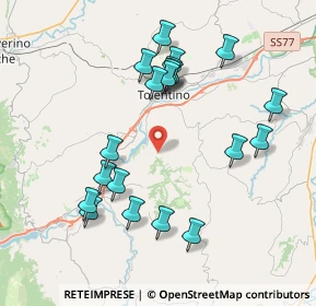 Mappa C.da Calcavenaccio, 62029 Tolentino MC, Italia (4.09)