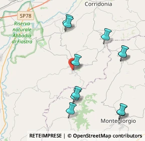Mappa Via Aldo Moro, 62010 Mogliano MC, Italia (4.72545)