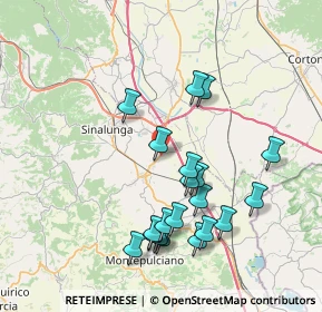Mappa Torrita-Trav. Vald. Est Loc. La Quercia, 53049 Torrita di Siena SI, Italia (7.949)