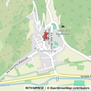 Mappa Via ponte castello 1, 62025 Fiuminata, Macerata (Marche)