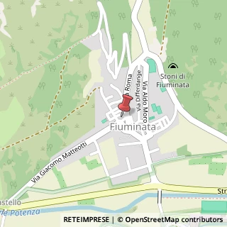 Mappa Via Giacomo Matteotti, 1, 62025 Fiuminata, Macerata (Marche)