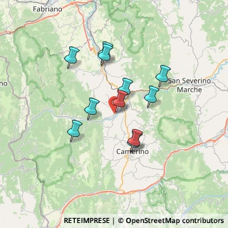 Mappa Località Lanciano, 62022 Castelraimondo MC, Italia (6.13545)