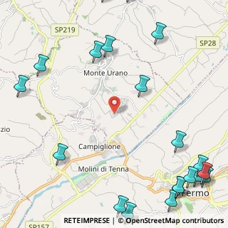 Mappa Viale 8 Marzo, 63015 Monte Urano FM, Italia (3.6345)