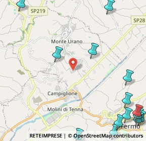 Mappa Viale 8 Marzo, 63015 Monte Urano FM, Italia (3.69786)