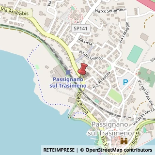 Mappa Via II Giugno, 1, 06065 Passignano sul Trasimeno, Perugia (Umbria)