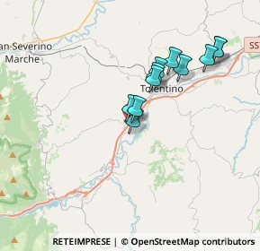 Mappa Via Walter Tobagi, 62029 Tolentino MC, Italia (3.17273)