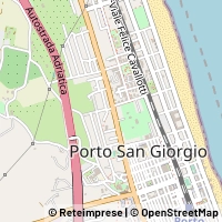 Kaart Porto San Giorgio