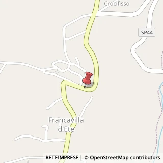 Mappa Via Dante Alighieri,  7, 63010 Francavilla d'Ete, Fermo (Marche)