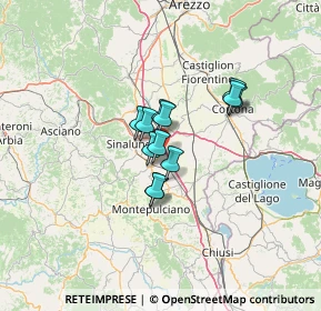 Mappa Localita' Selva, 53049 Torrita di Siena SI, Italia (8.23917)