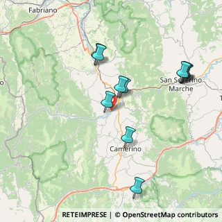 Mappa Strada Provinciale Septempedana, 62022 Castelraimondo MC, Italia (8.23727)