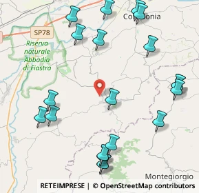 Mappa Contrada Mossa, 62010 Mogliano MC, Italia (5.361)