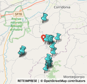 Mappa Contrada Mossa, 62010 Mogliano MC, Italia (3.635)