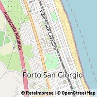 Kort Porto San Giorgio