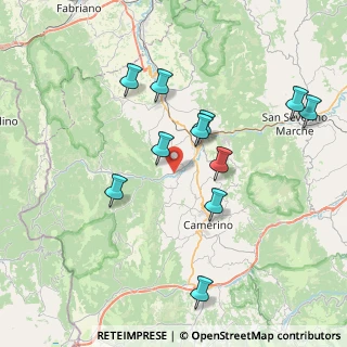 Mappa LOCALITÀ LANCIANO, 62022 Castelraimondo MC, Italia (7.79)