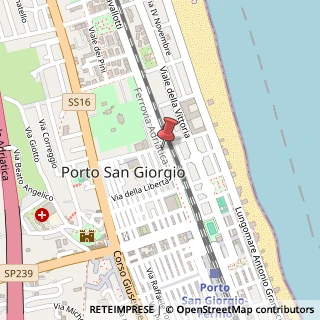 Mappa Viale F.Cavallotti, 71, 63822 Porto San Giorgio FM, Italia, 63822 Porto San Giorgio, Fermo (Marche)