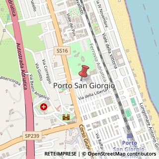 Mappa Via Guglielmo Marconi, 6, 63822 Porto San Giorgio, Fermo (Marche)