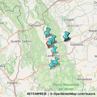 Mappa Località Piani di Seppio Snc, 62022 Castelraimondo MC, Italia (9.30667)