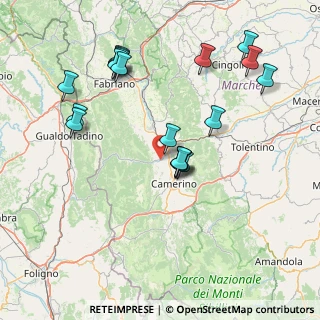 Mappa Località Piani di Seppio Snc, 62022 Castelraimondo MC, Italia (17.06556)