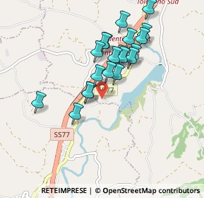 Mappa Via Giuseppe Impastato, 62029 Tolentino MC, Italia (0.8255)