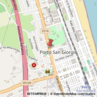 Mappa Borgo Andrea Costa, 487, 63822 Porto San Giorgio, Fermo (Marche)