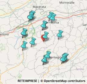 Mappa Via Romolo Murri, 62010 Mogliano MC, Italia (7.52789)