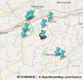 Mappa Via Romolo Murri, 62010 Mogliano MC, Italia (6.27417)